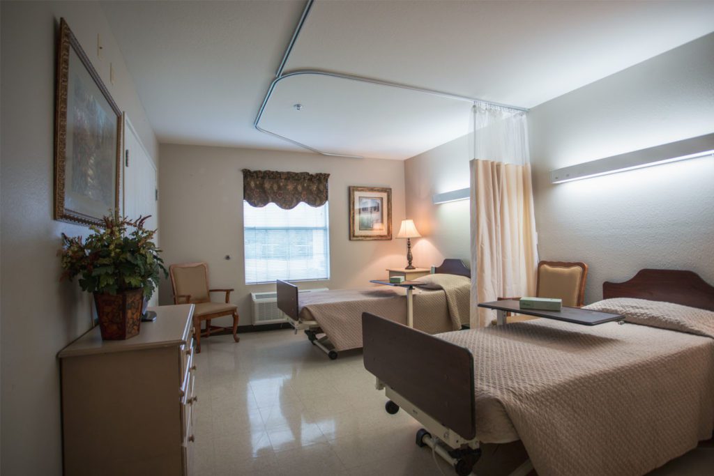 A room available for long term care, short term care, respite care, and memory care